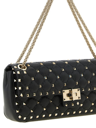 Black Goatskin Shoulder Bag