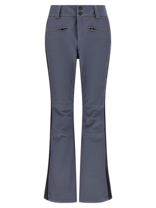 Gray Polyester Athletic Pants