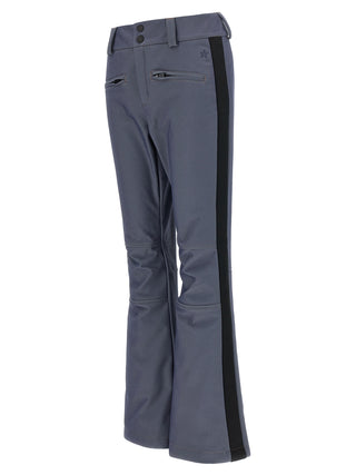 Gray Polyester Athletic Pants