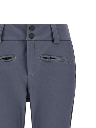 Gray Polyester Athletic Pants