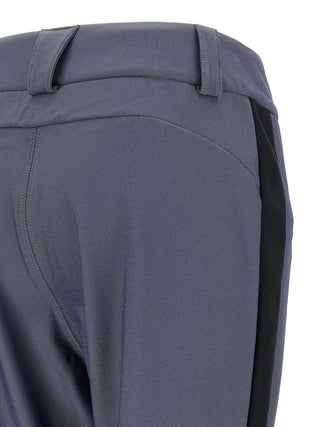 Gray Polyester Athletic Pants