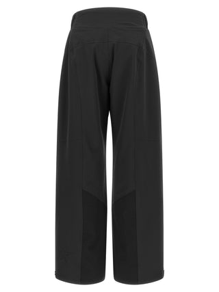 Black Polyester Athletic Pants