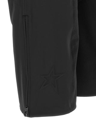 Black Polyester Athletic Pants