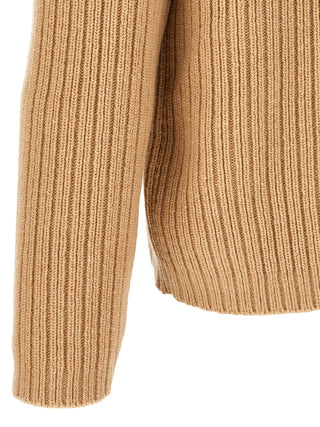 Beige Wool Cardigan