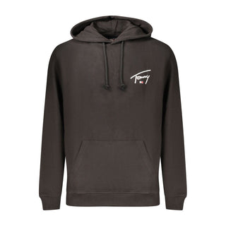 Black Cotton Men's Sweatshirt