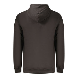 Black Cotton Men's Sweatshirt