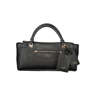 Black Polyurethane Women's Bag