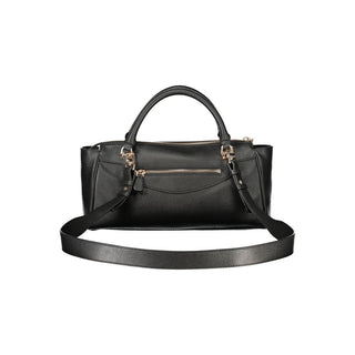 Black Polyurethane Women's Bag
