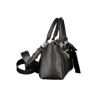 Black Polyurethane Women's Bag