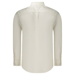 White Cotton Men's Shirt