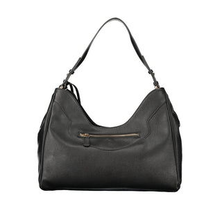 Black Polyurethane Women's Bag
