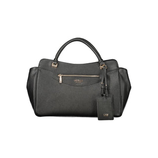 Black Polyurethane Women's Bag