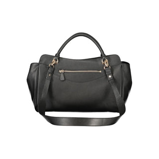 Black Polyurethane Women's Bag