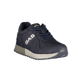 Blue Polyurethane Men's Sneaker