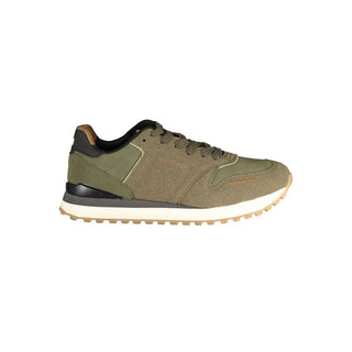 Brown Polyurethane Men's Sneaker
