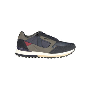 Blue Polyurethane Men's Sneaker