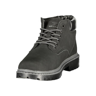 Black Polyurethane Men's Boot