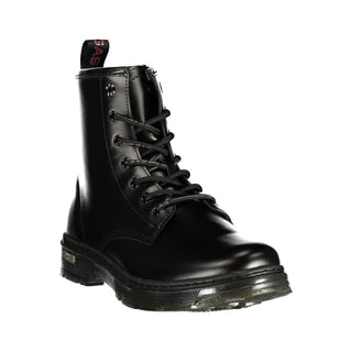 Nero Polyurethane Women's Stivaletti