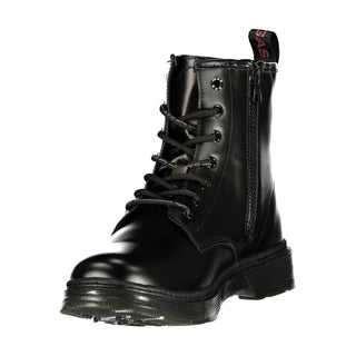 Nero Polyurethane Women's Stivaletti