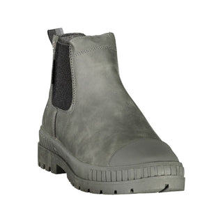 Grey Polyurethane Men's Boot