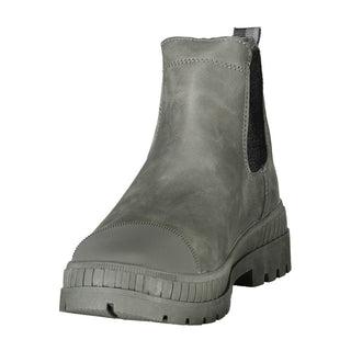 Grey Polyurethane Men's Boot