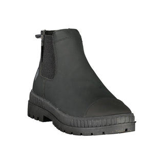 Black Polyurethane Men's Boot