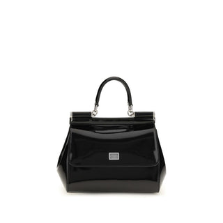Black Calf Leather Bos Taurus Handbag
