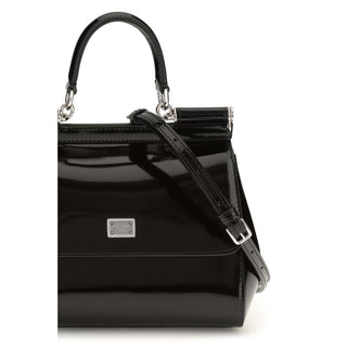Black Calf Leather Bos Taurus Handbag