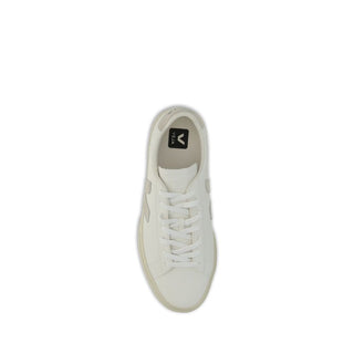 White Calf Leather Bos Taurus Low Top Sneakers
