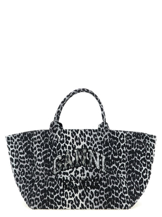 Gray Recycled Cotton Tote Bag