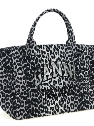 Gray Recycled Cotton Tote Bag