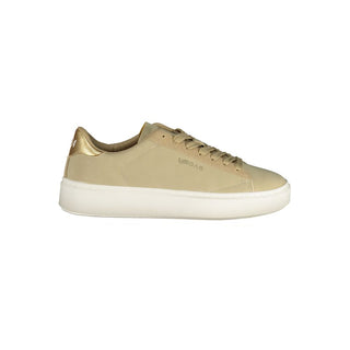 Beige Polyurethane Women's Sneaker