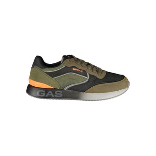 Green Polyurethane Men's Sneaker