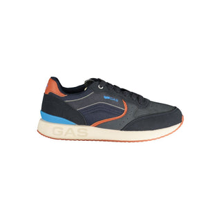 Blue Polyurethane Men's Sneaker