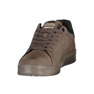 Brown Polyurethane Mens Sneaker
