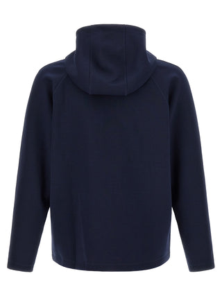 Blue Polyester Sweatshirt