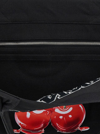 Black Recycled Cotton Tote Bag