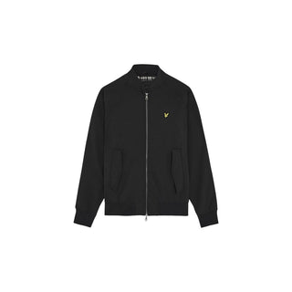 Black Polyester Full-Length Jacket