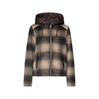 Brown Polyester Coat