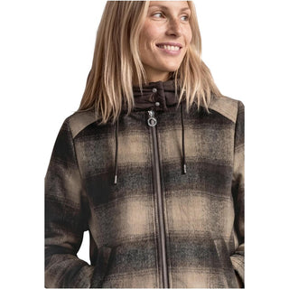 Brown Polyester Coat