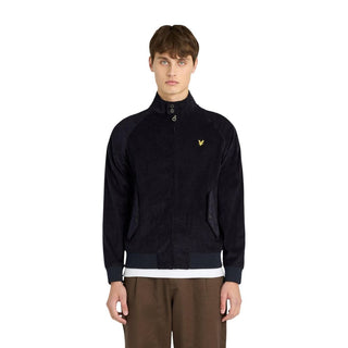 Blue Cotton Biker Jacket