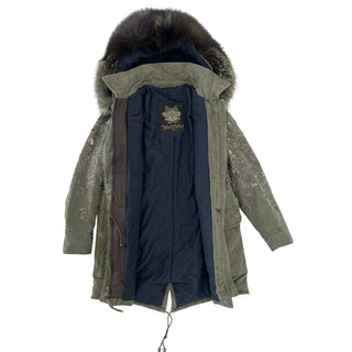 Green Cotton Women Jacket