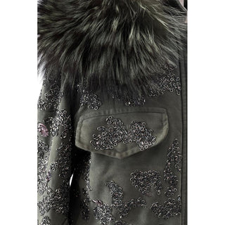 Green Cotton Women Jacket