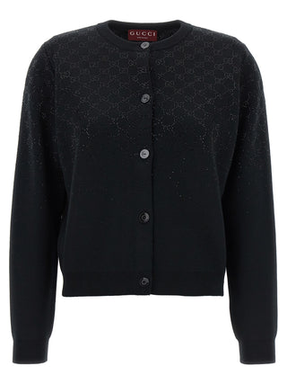 Black Wool Cardigan