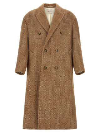 Brown Virgin Wool Coat