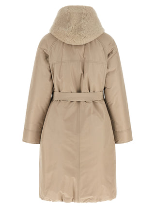 Beige Cotton Coat