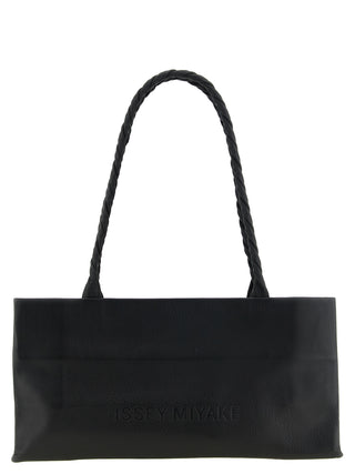 Black Polyester Shoulder Bag