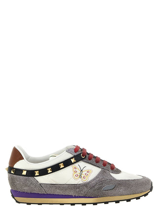 Multicolor Calfskin Athletic Sneakers