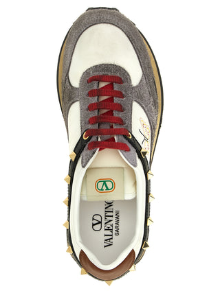 Multicolor Calfskin Athletic Sneakers