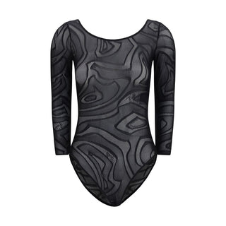 Black Polyamide Bodysuit